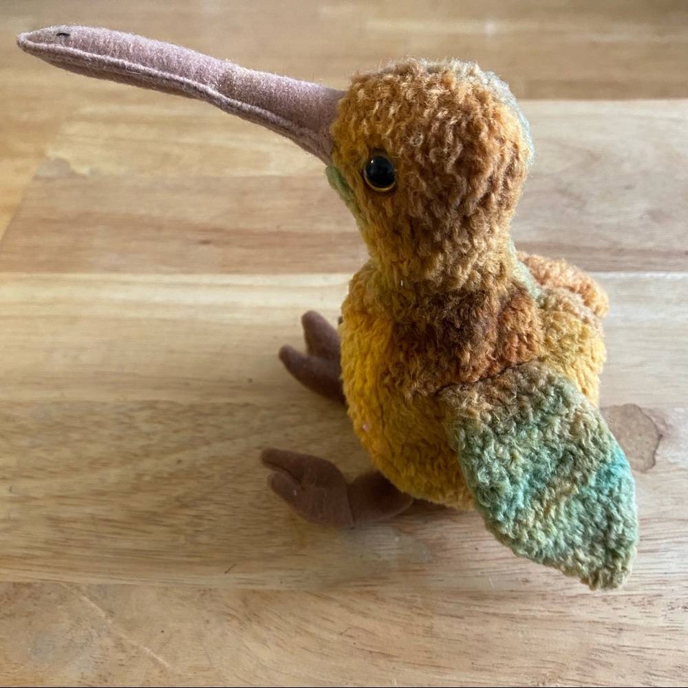 TY Beanie Baby - BEAK the Kiwi Bird